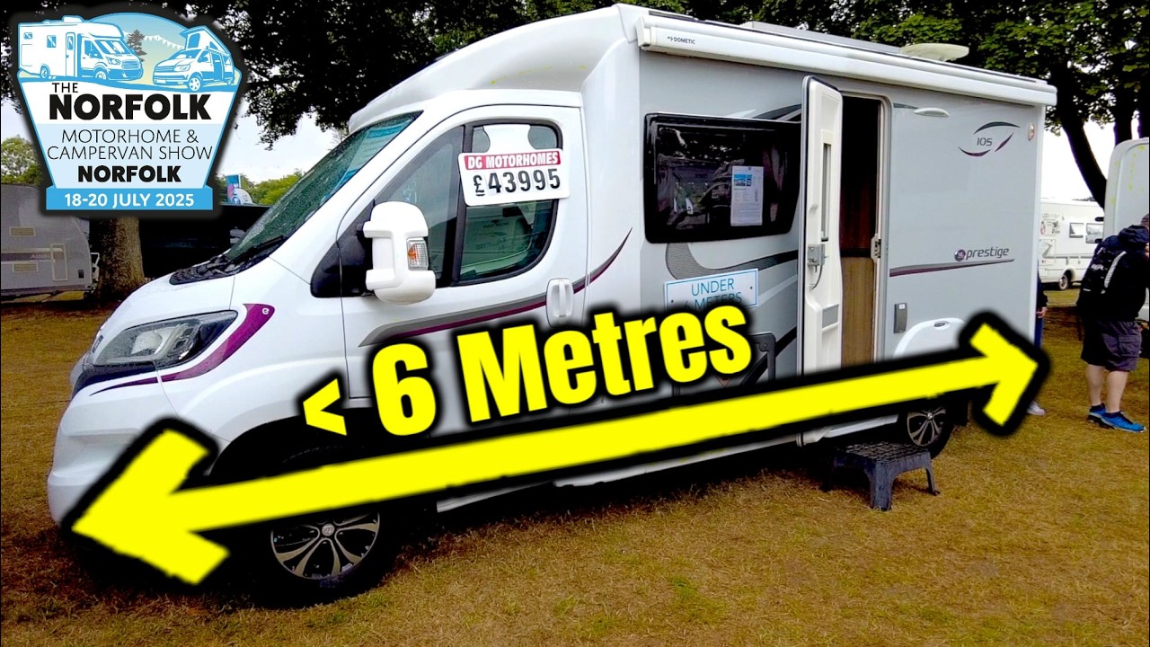 Best Compact Motorhomes Under 6m - Hidden Gems Found - Norfolk Motorhome & Campervan Show