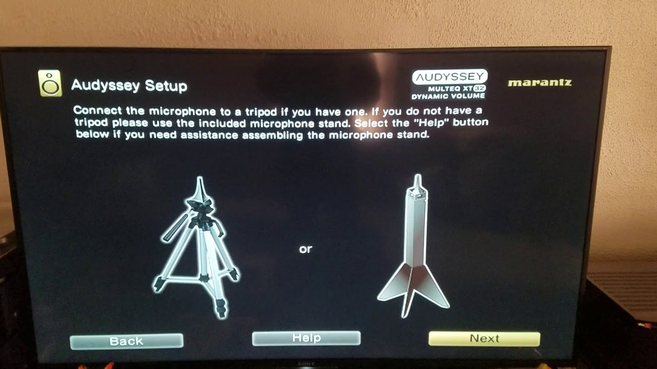 Audyssey multEQ XT32 room correction calibration