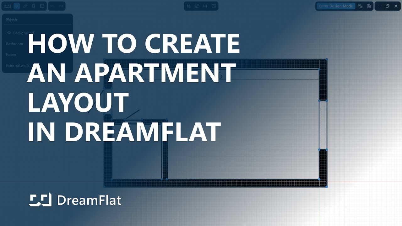 Apartment layout in DreamFlat