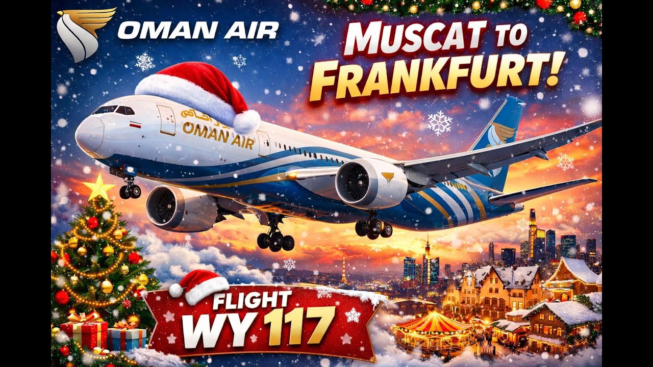 Muscat to Frankfurt on oman Air / Economy Class Flight Experience on Boing 787