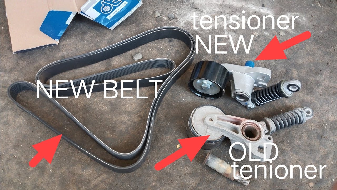 How to change Belt & Tensioner bearing//mercedes benz actros model:934.01-2040