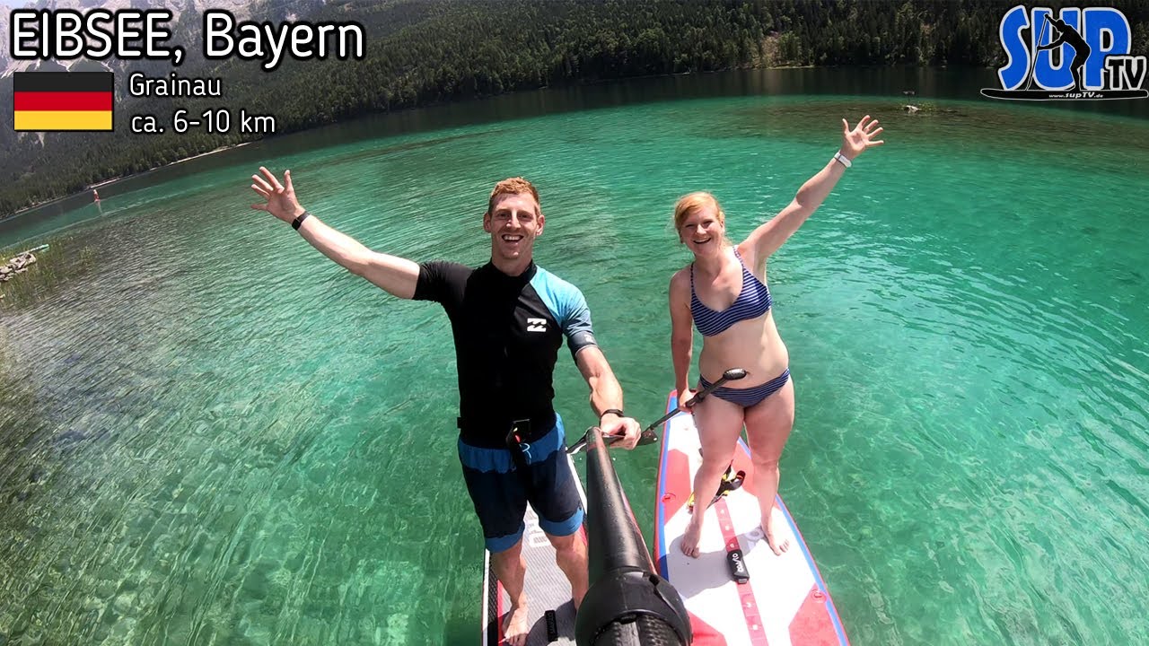 Stand Up Paddling auf dem EIBSEE