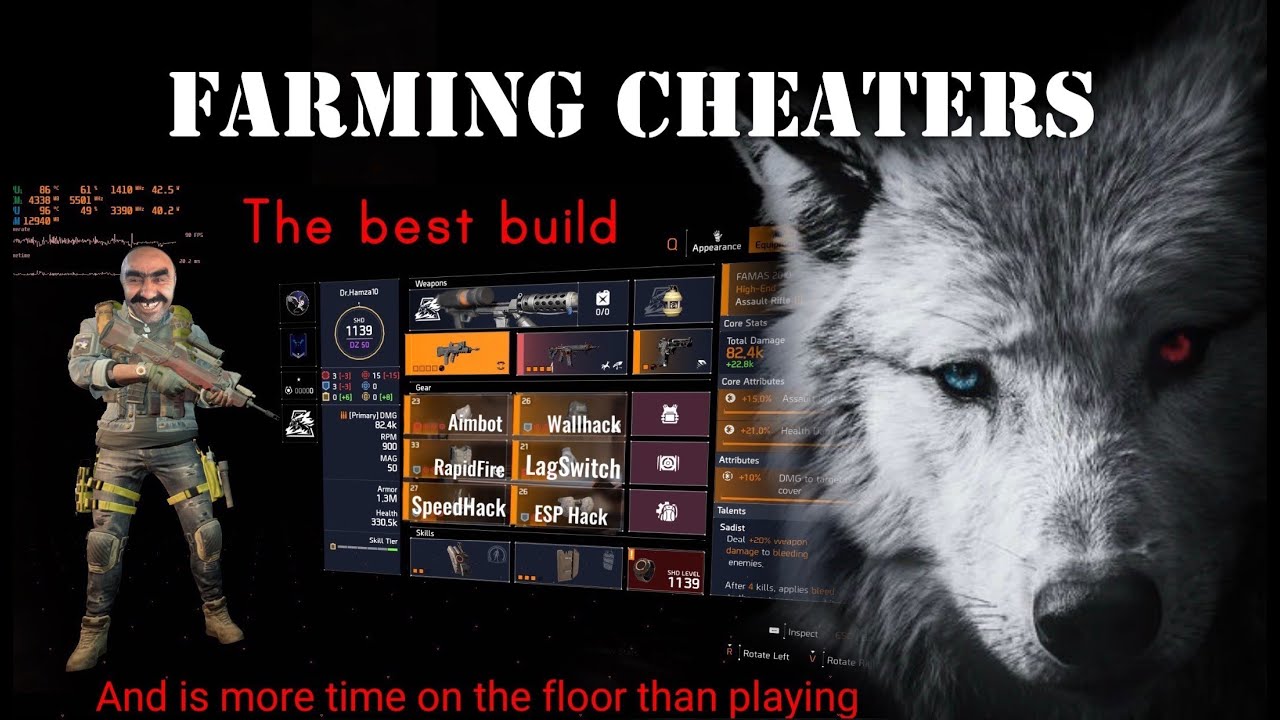 The Division 2 | Farming Cheaters | Dr.Hamza10 and TizTou On The Floor