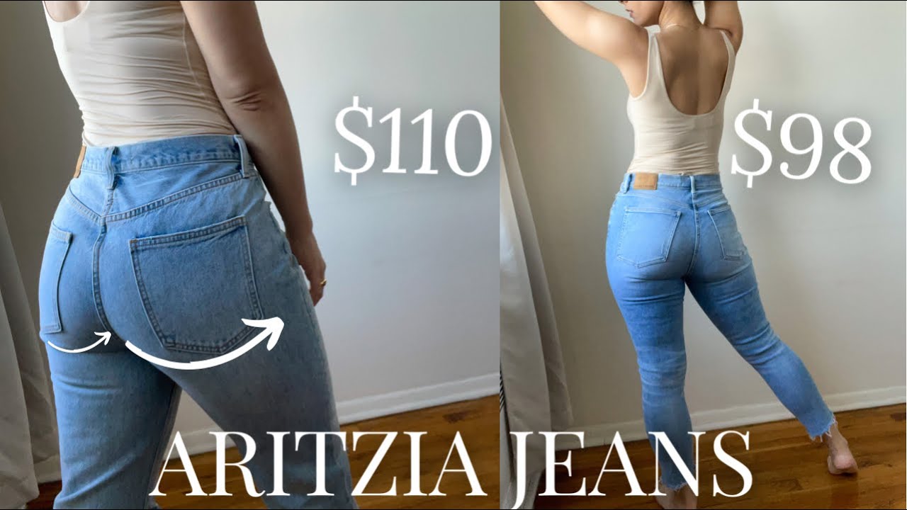 $100 JEANS? REVIEWING ARITZIA DENIM | ARE THEY WORTH IT?