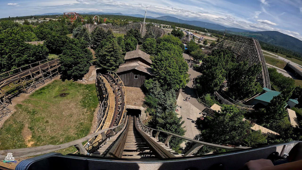 Tremors - POV - Silverwood Theme Park - CCI/RMC - Wooden Coaster