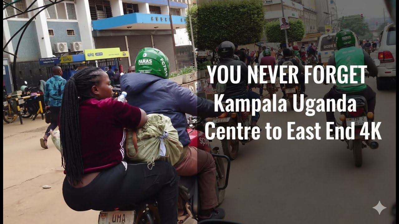 Kampala Uganda: 4K RIDE from Middle to East-End (Kampala-Jinja Road)