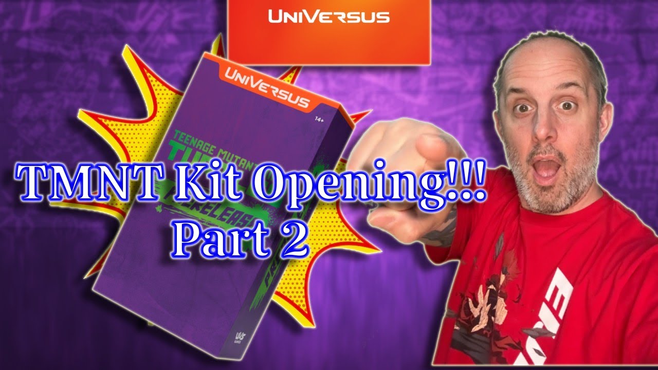 UniVersus: TMNT Prerelease Kit Opening Part 2!! #universus   #teenagemutantninjaturtle #tmnt