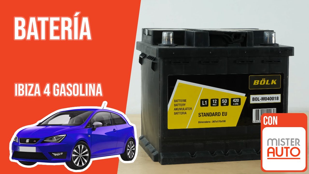 Cómo cambiar la batería Ibiza 4 1.2 🔋