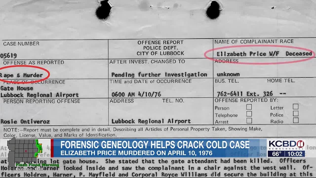 How forensic genetic genealogists helped solve a decades old Lubbock murder case