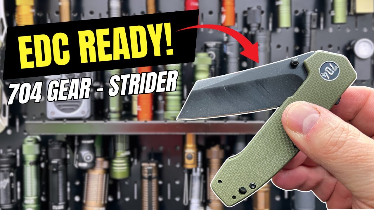 Is THIS the Best Budget Reverse Tanto EDC Knife? 704 Strider!