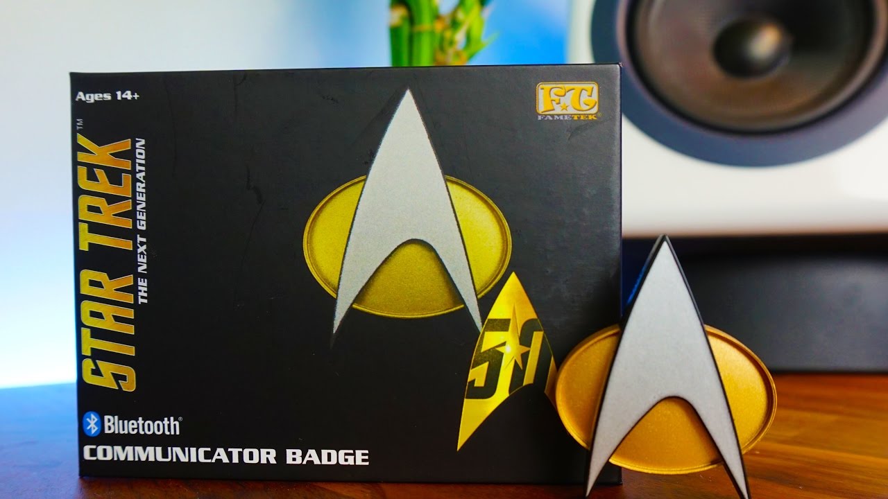 Star Trek TNG Bluetooth ComBadge Review