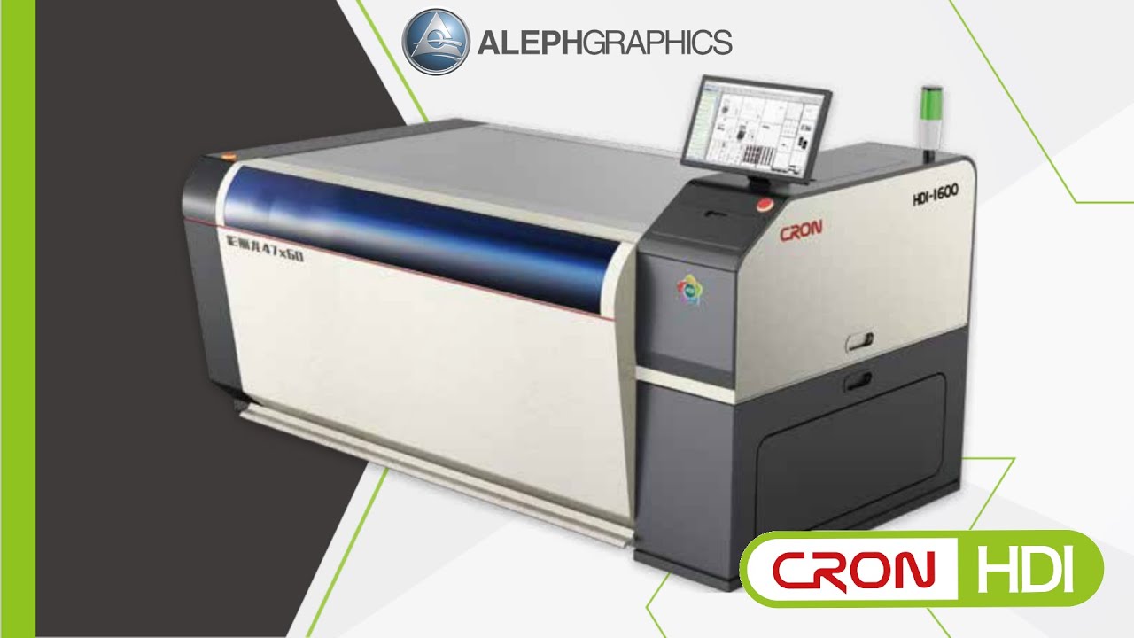 Nuevo lanzamiento 2021 para Flexografía : CRON Flexo HDI 1600H