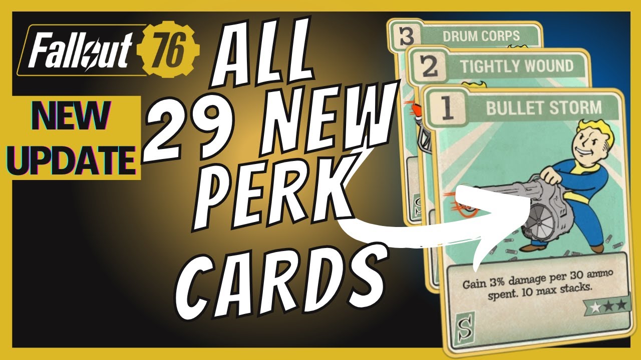 All 29 NEW! Perk Card Changes and how they work Season 22 | Fallout 76