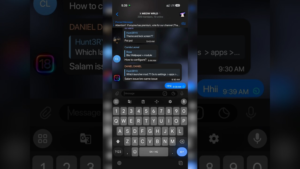 best ios theme for telegram!!