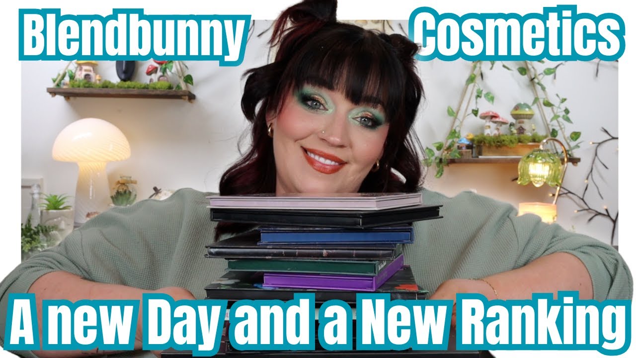 Ranking All of My Blendbunny Cosmetics Eyeshadow Palettes - With Swatches #indiebeauty