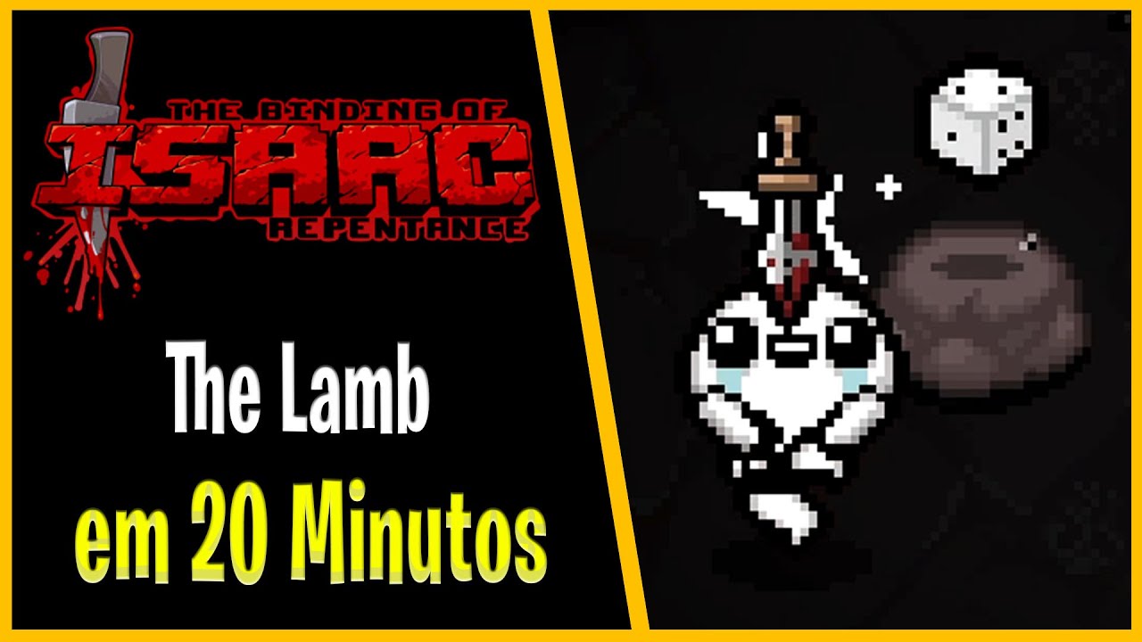 THE LAMB EM 20M 🚫CORAÇÃO MOEDA OU BOMBA - Do 0 ao Dead God  - #67 - The Binding of Isaac Repentance