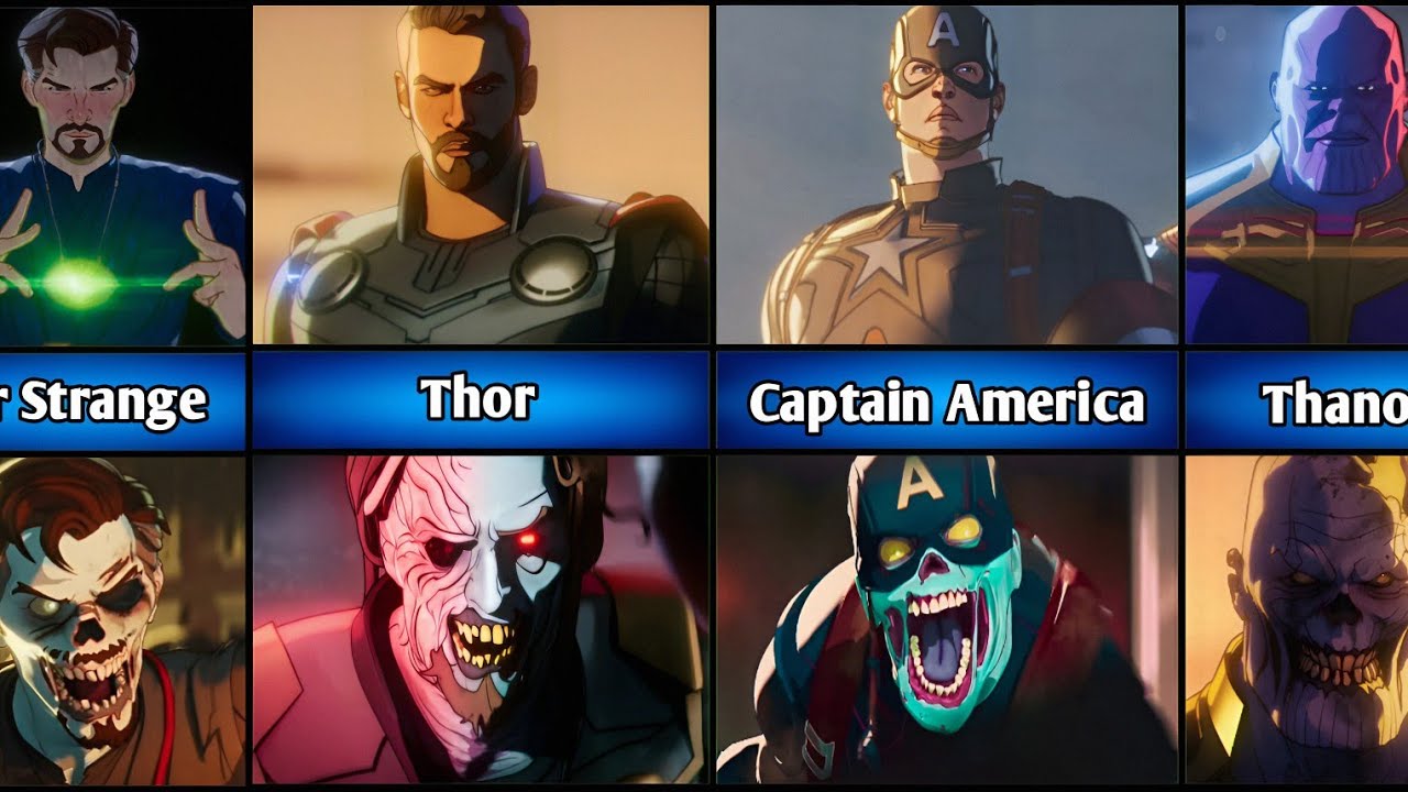 Marvel Zombies &ndash; Before and After Transformation!