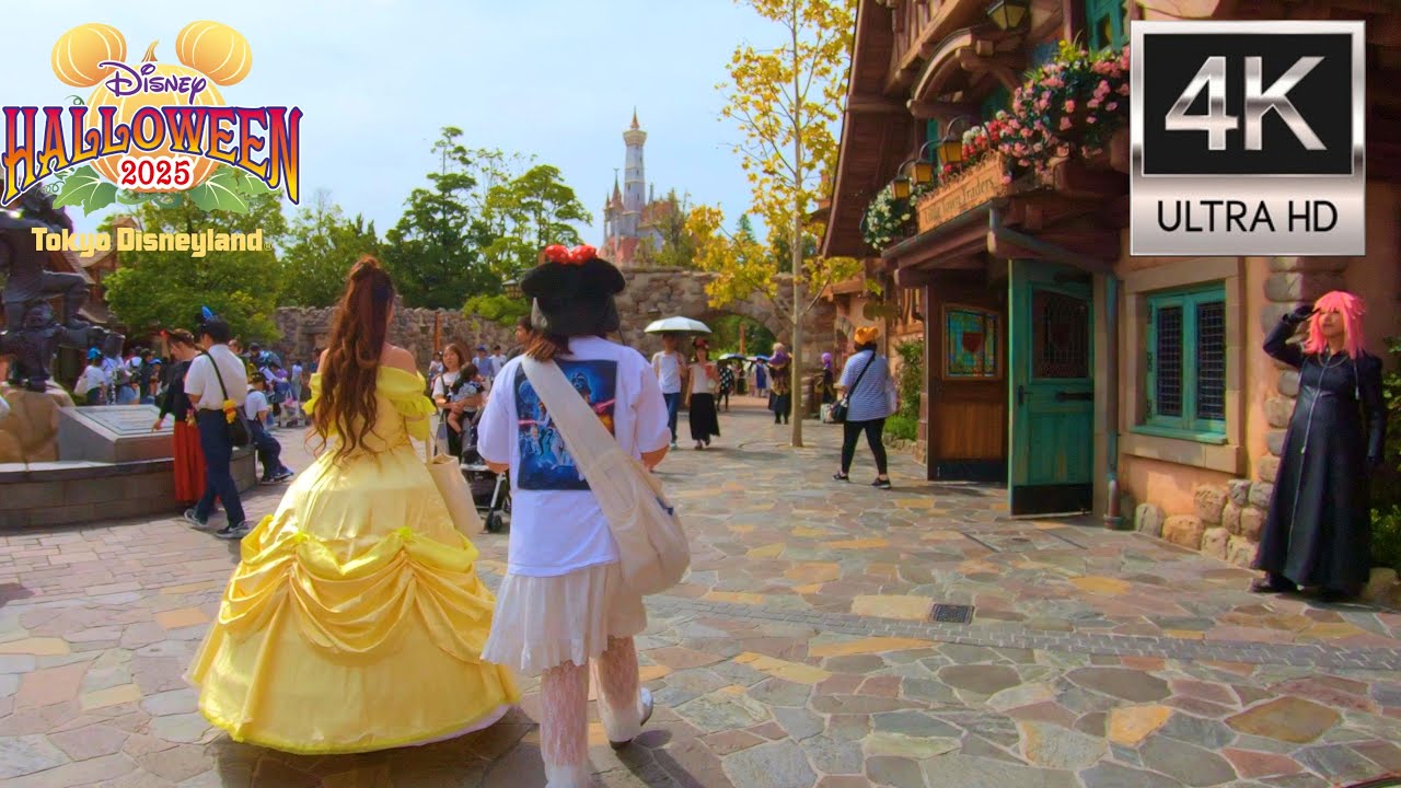 Dハロ2025 ディズニーハロウィーンのパークを一周散歩 Walking around Halloween at Tokyo Disneyland