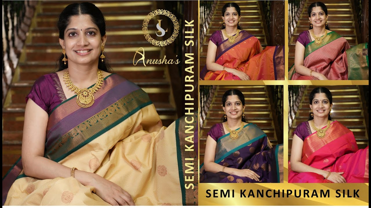 SEMI KANJIWARAM SILK | FESTIVAL COLLECTION 2 | SILVERLINES