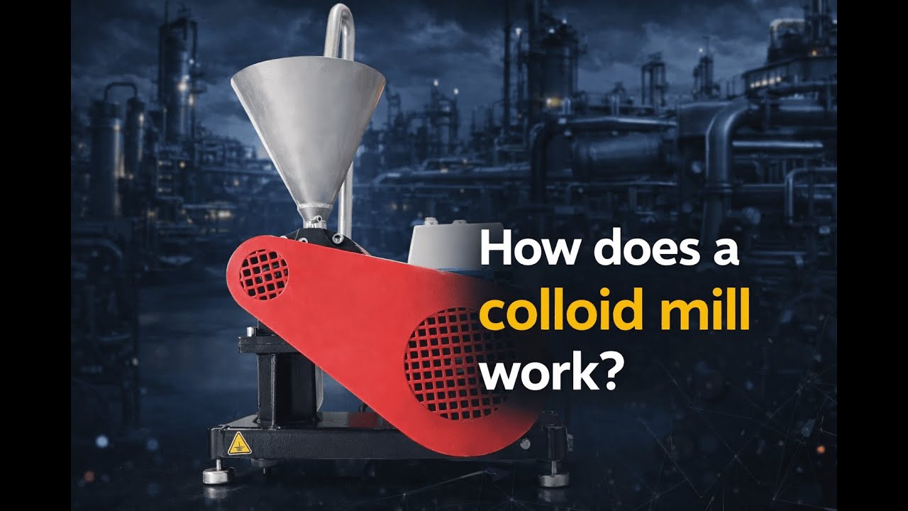 GlobeCore Colloid Mill working principle