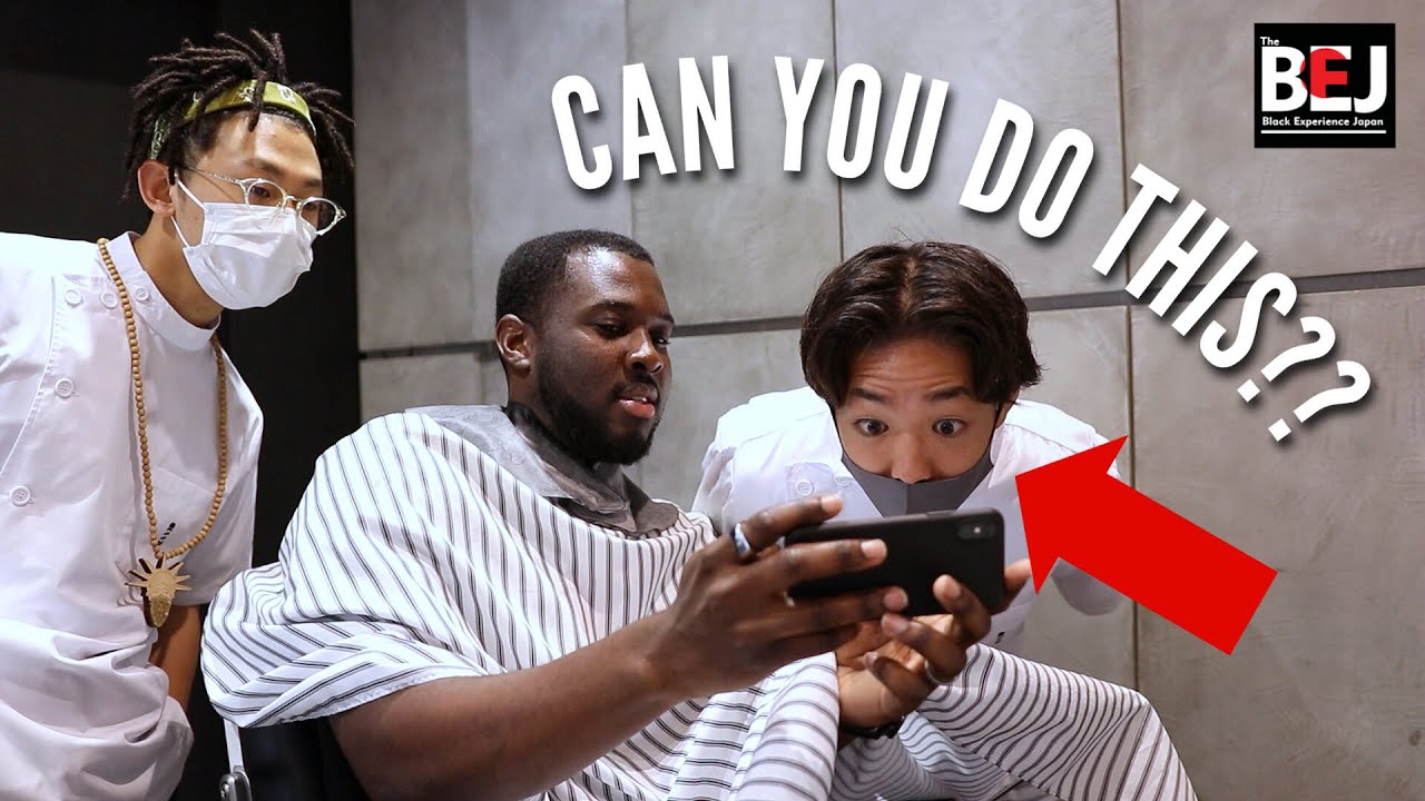 A Black Man Walked Into A Japanese Barbershop & This Happened ... (Black in Japan)