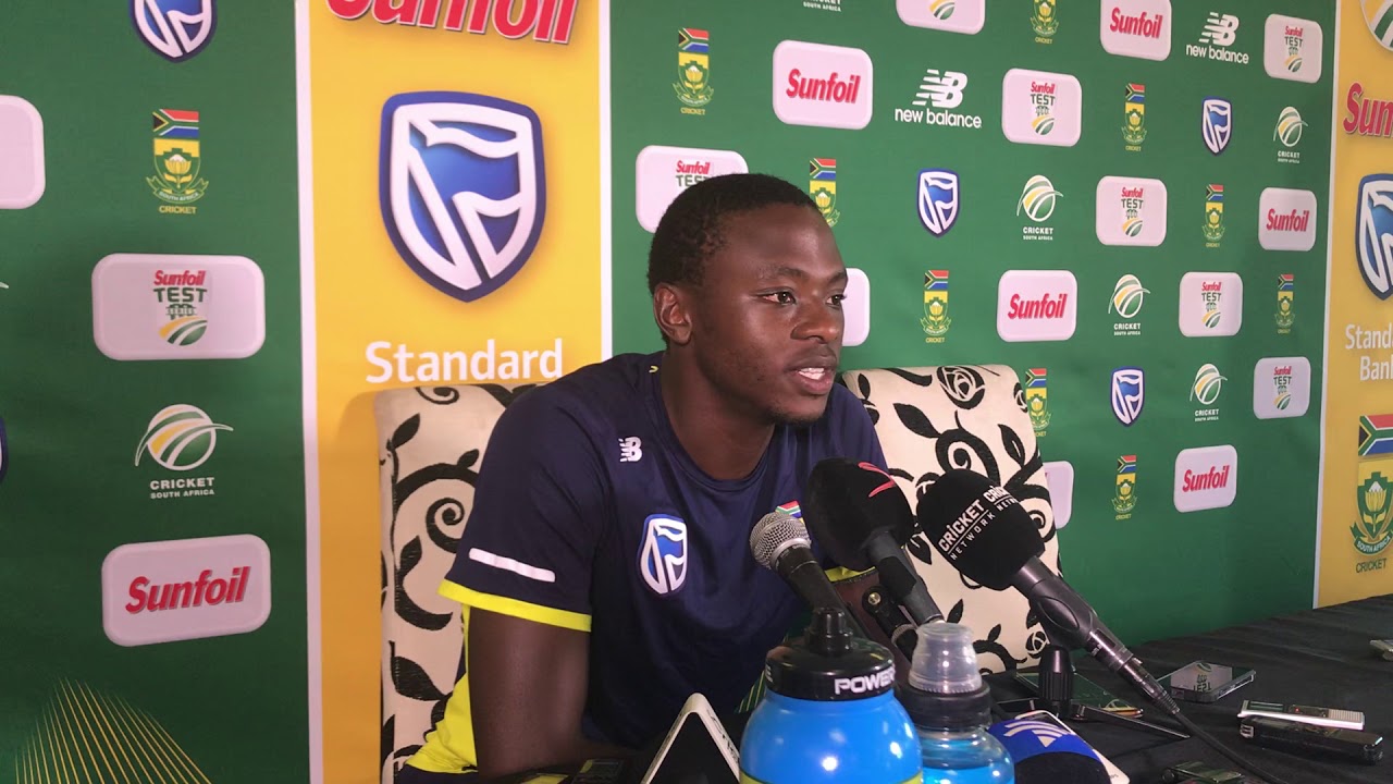Kagiso Rabada lets it slip