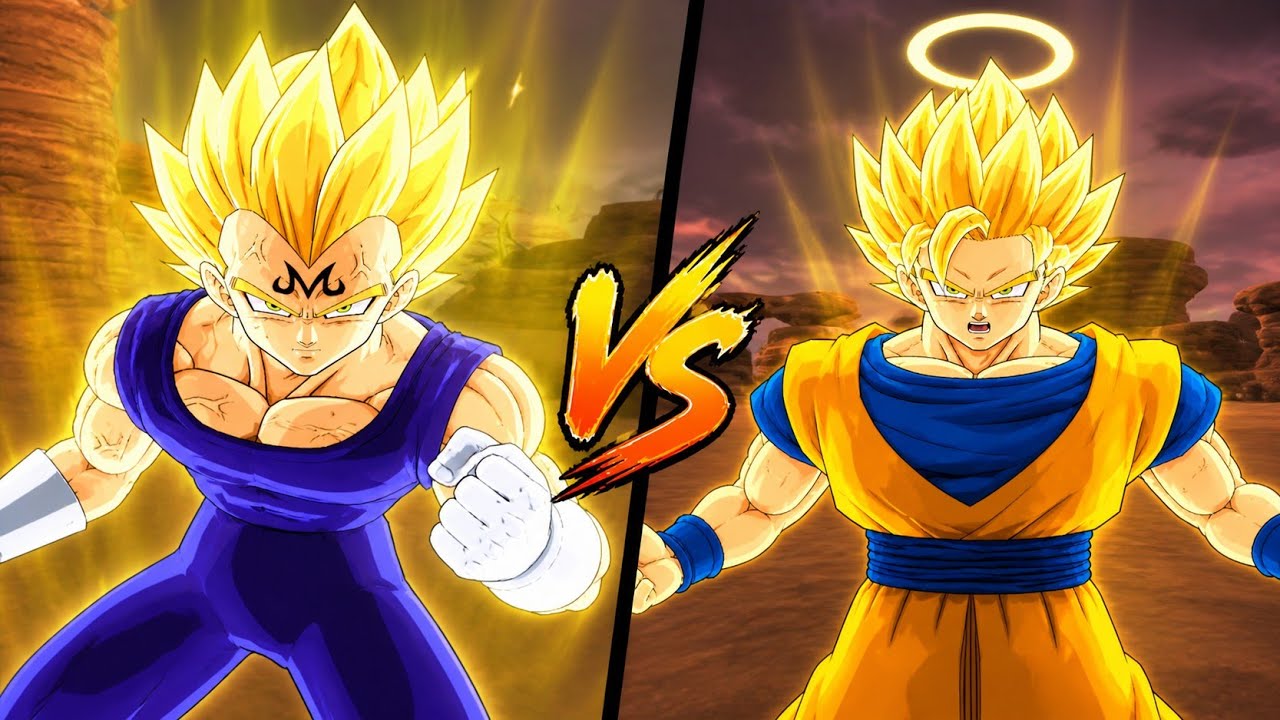 [REQUEST] Goku SSJ2 Vs Majin Vegeta (Enhanced Red Potara) | DBZ BUDOKAI TENKAICHI 3 [Android]