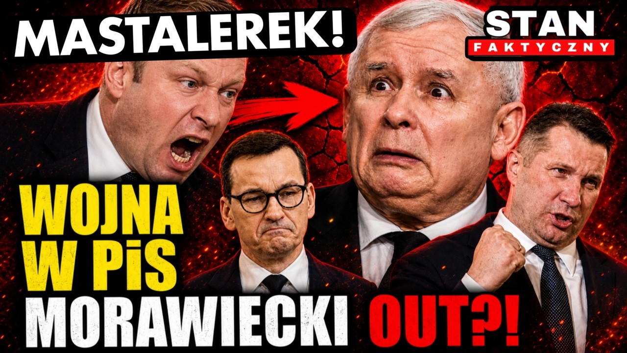 🔥PIS PŁONIE! Mastalerek MASAKRUJE Kaczyńskiego czyli brutalna WOJNA o władzę!