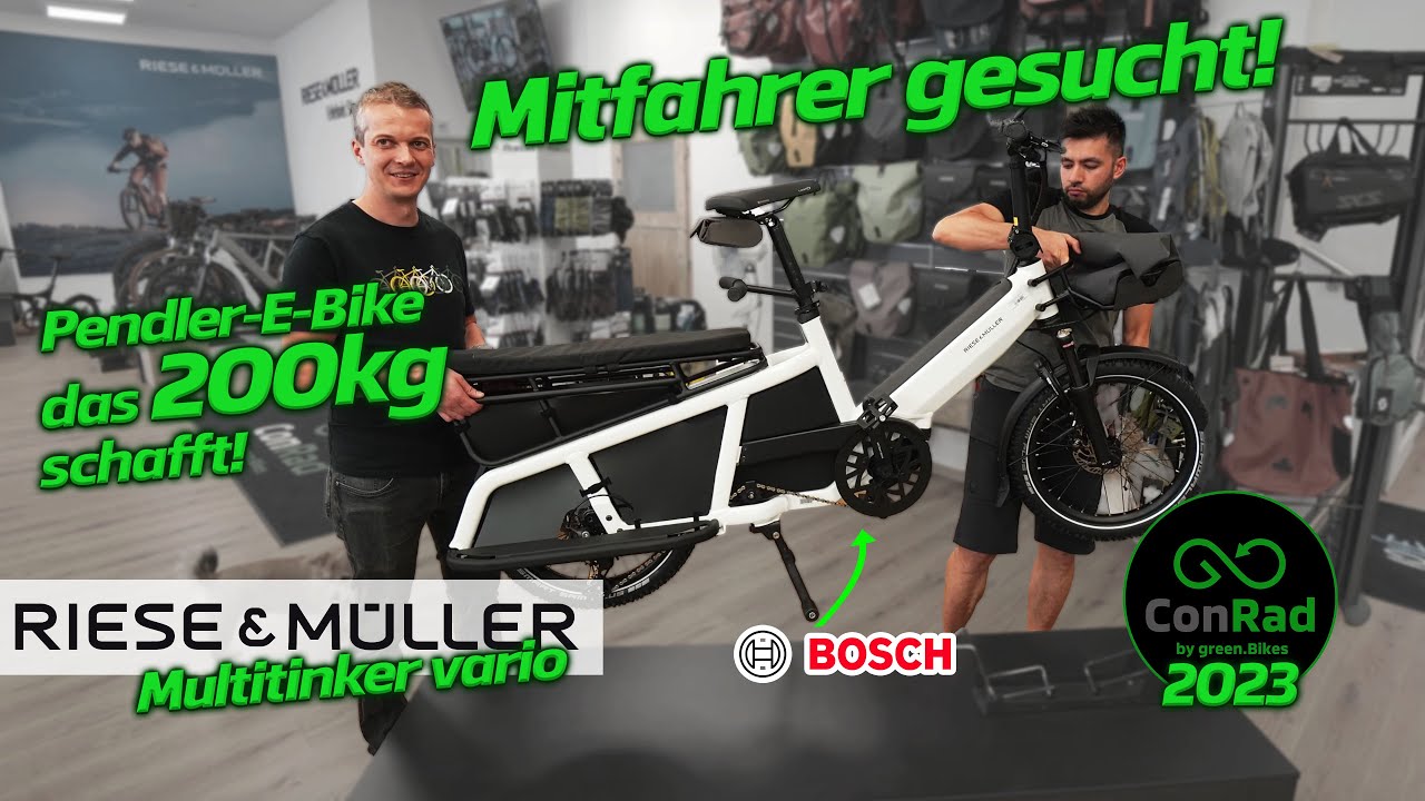 Riese & Müller Multitinker vario - Diese E-Kompaktrad schafft 200kg!