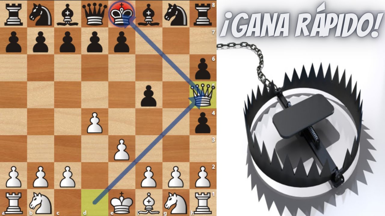 Las Mejores Trampas en el Ajedrez para Ganar R&aacute;pido [Parte 1]