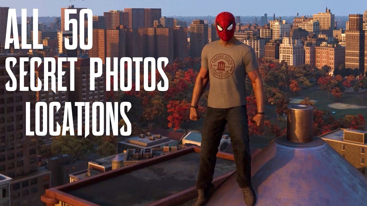 All 50 Secret Photo Location - Marvel's Spider-Man