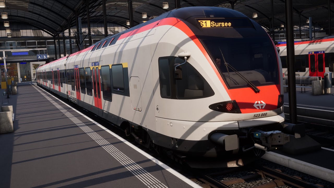 Taking the STADLER FLIRT From Luzern to Sursee | Train Sim World 5
