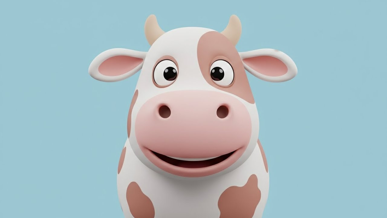 Happy Farm Song for Kids | Cute Cow Song for Toddlers | Belly's Adventure