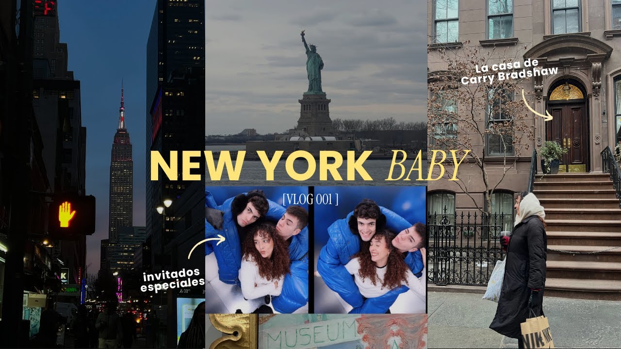 vlog 001 - NEW YORKKKK, el viaje de mi vida⭐️