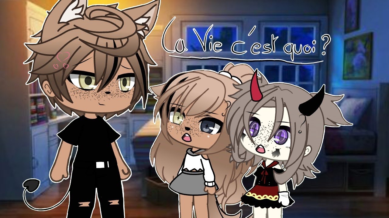 la vie, c'est quoi ?//‎ feat:. @nezuko_gacha4116  //gcmv gacha fr