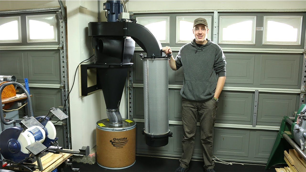 GOODBYE SAWDUST!! | DUST COLLECTOR INSTALL