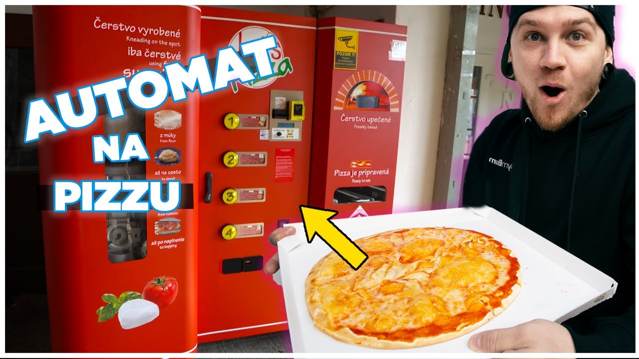 AUTOMAT Ktor&yacute; ti Upečie Čerstv&uacute; PIZZU za 3 min&uacute;ty!