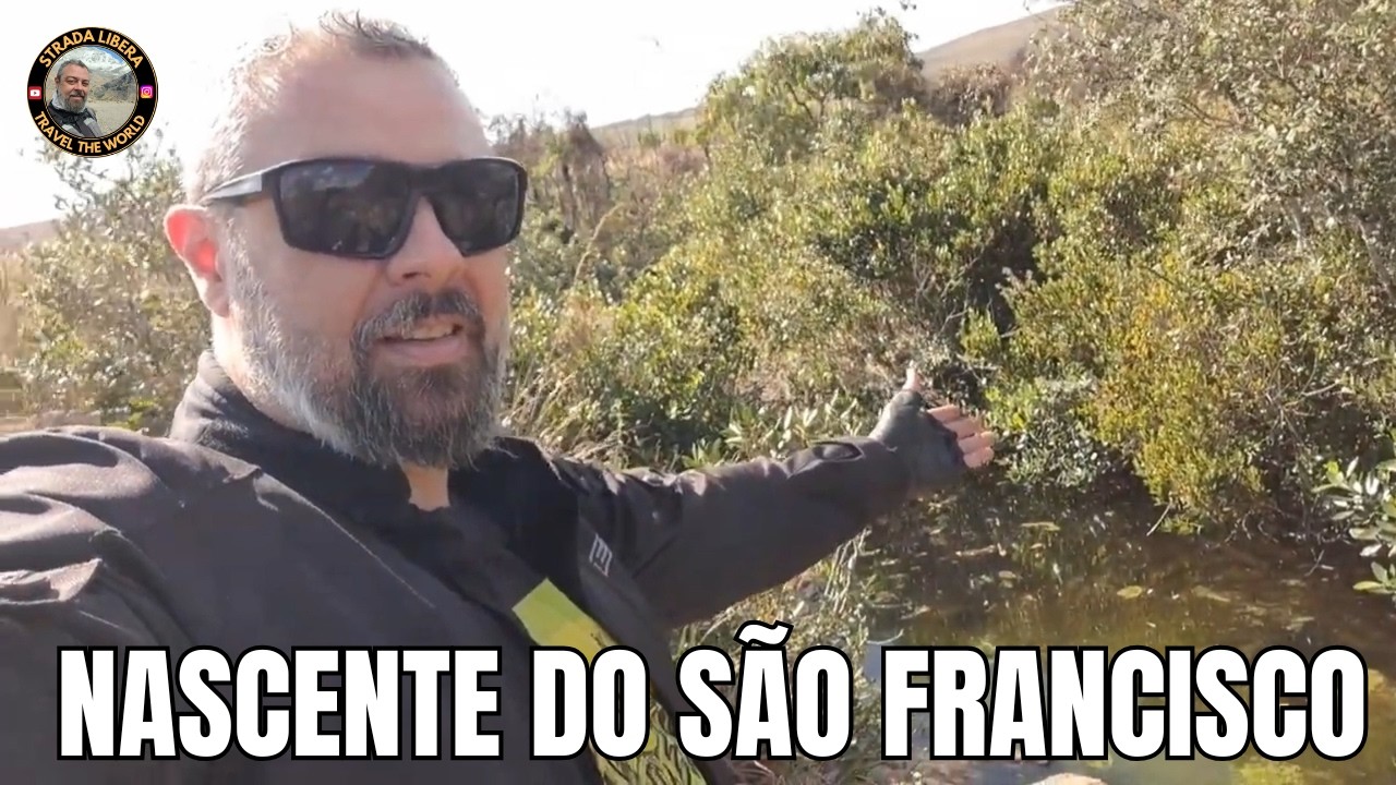 Ep.10 - CONHECI DE MOTO A NASCENTE DO RIO SÃO FRANCISCO NA SERRA DA CANASTRA