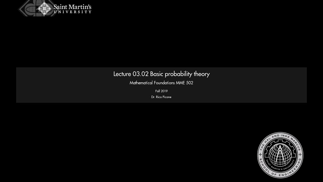 03.02 Basic probability theory