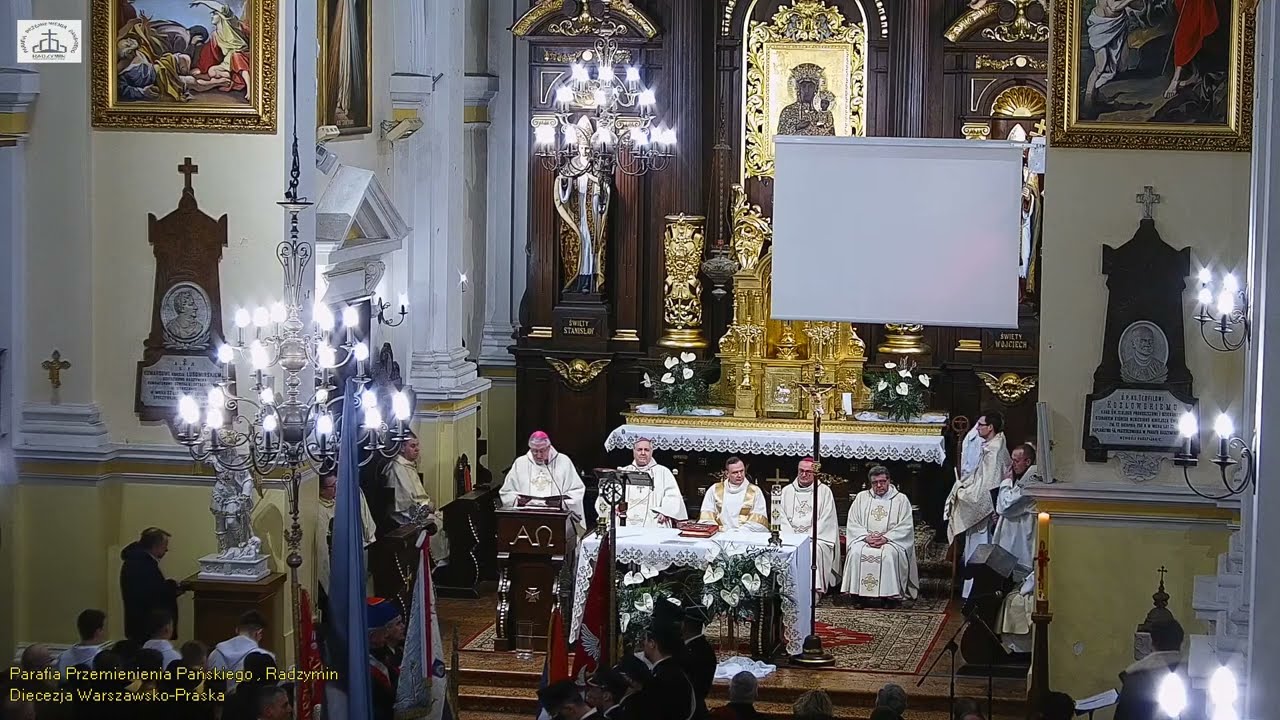 05-02-2023  Msza Święta w 550 rocznicę erygowania parafii Przemienienia Pańskiego w Radzyminie