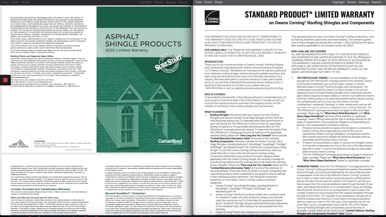Which shingles have the best warranty? - IT'S NOT WHO YOU THINK!
