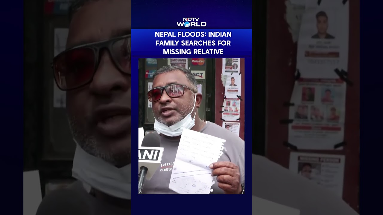 Nepal Floods: Indian Family Searches For Missing Relative