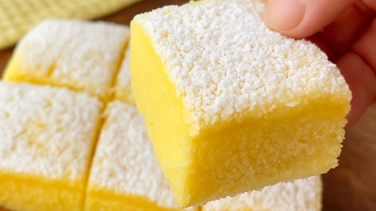 Пирог «Лимонный облако»: без глютена 🍋 за 3 минуты — просто, легко, вкусно