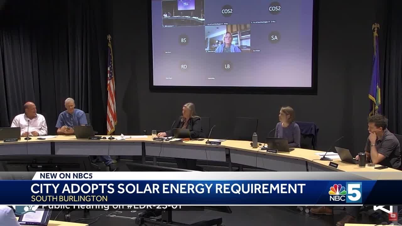 City council votes to approve clean energy regulations in South Burlington