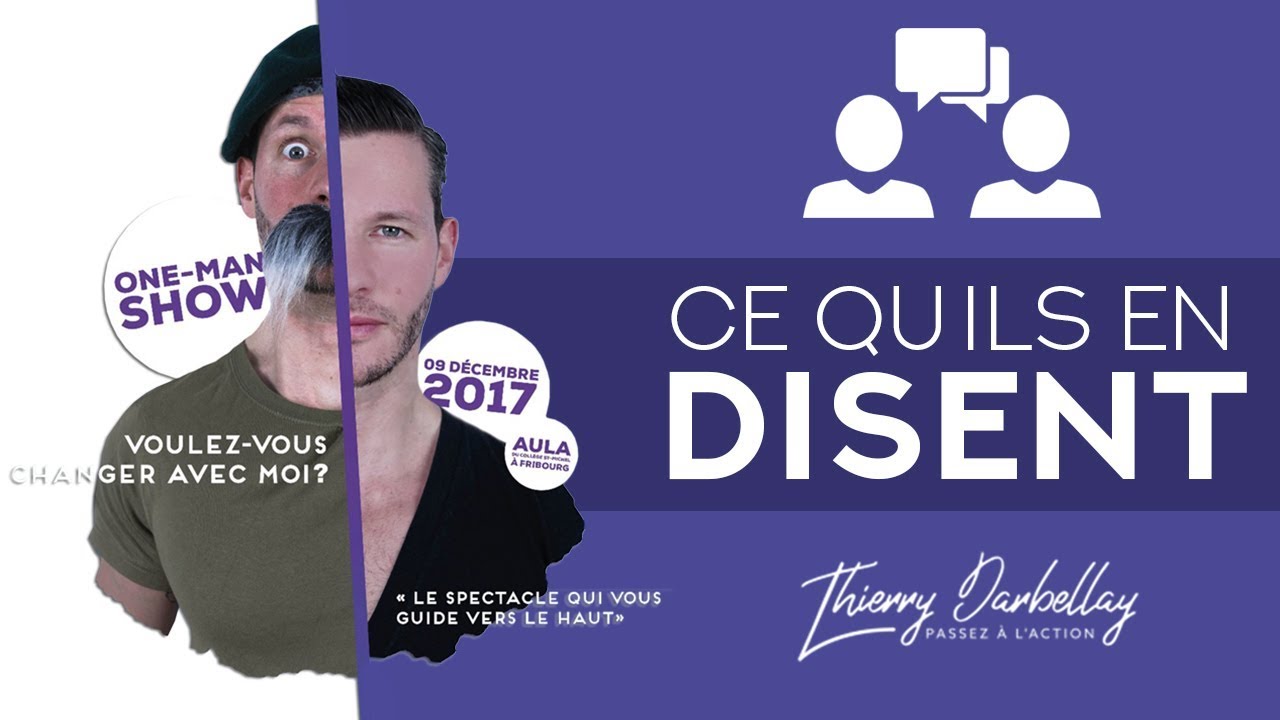 Ce qu'ils ressentent apr&egrave;s le SHOW : Voulez-vous changer avec moi