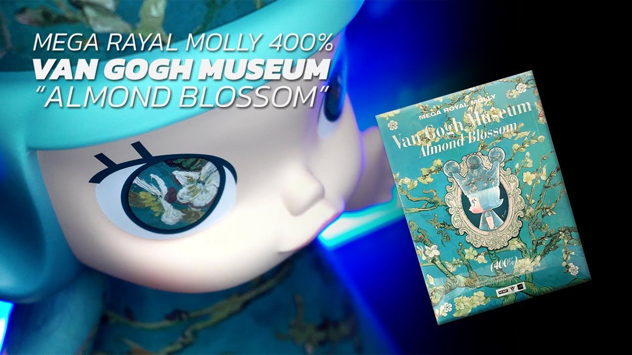 หาเก็บ | เปิดกล่อง Mega Rayal Molly Vangogh Almond blossom 400% ตัวนี้มีเรื่องราว