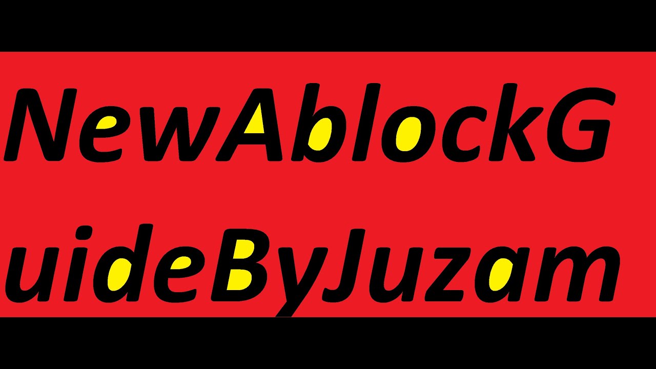 New ablock map guide by Juzam