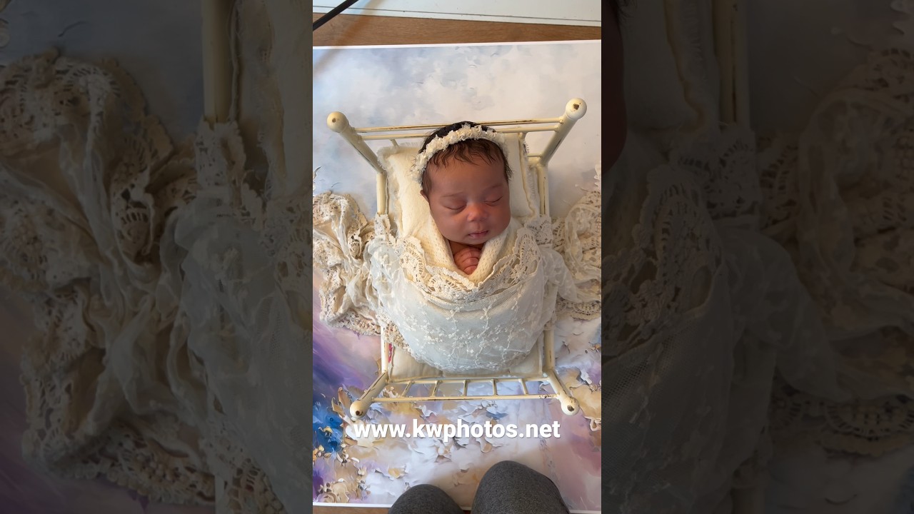 BTS newborn session 🥰 #babyphotographer #atlantanewbornphotographer #atlantaphotography