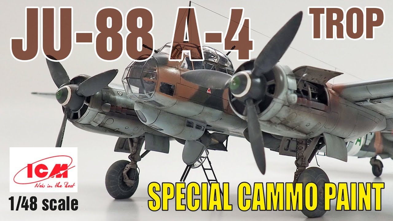 Junkers JU-88 A-4 Trop - ICM 1/48 scale