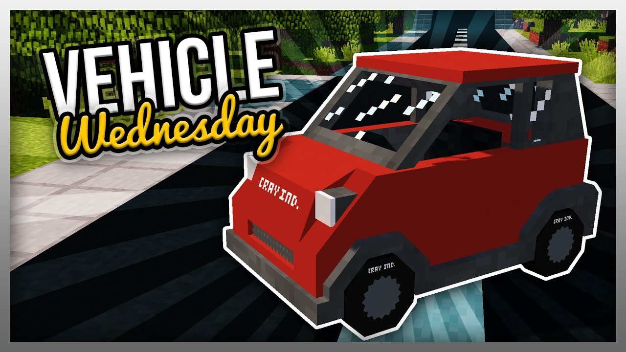 ✔️Working SMART CAR in Minecraft! (Vehicle Wednesday)